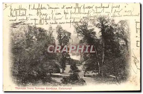 Cartes postales Thames From Terrace Gardens Richmond