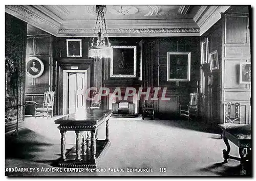 Cartes postales Lord Darnley&#39s Audience Chamber Holyrood Palace Edinburgh