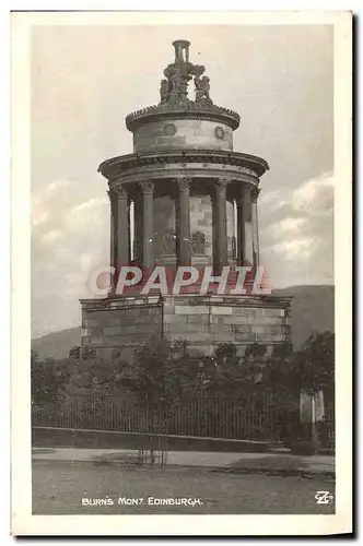 Cartes postales Burns Mont Edinburgh