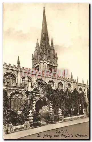 Cartes postales Oxford St Mary The Virgin&#39s Church