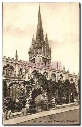 Cartes postales Oxford St Mary The Virgin's Church