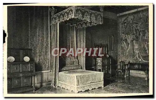 Cartes postales Chateau D&#39Azay Le Rideau Chambre Du Premler Etage
