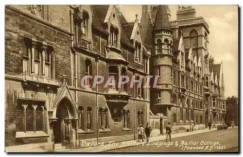 Cartes postales Oxford The Masters Lodgings & Balliol College