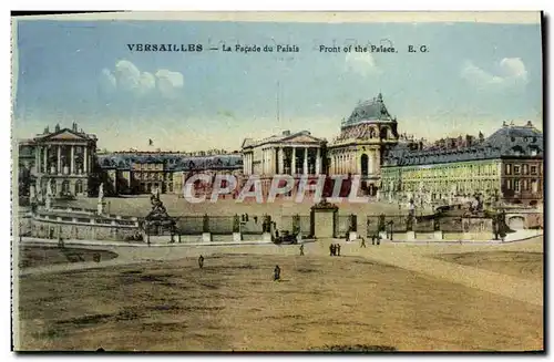 Cartes postales Versailles La Facade Du Palais