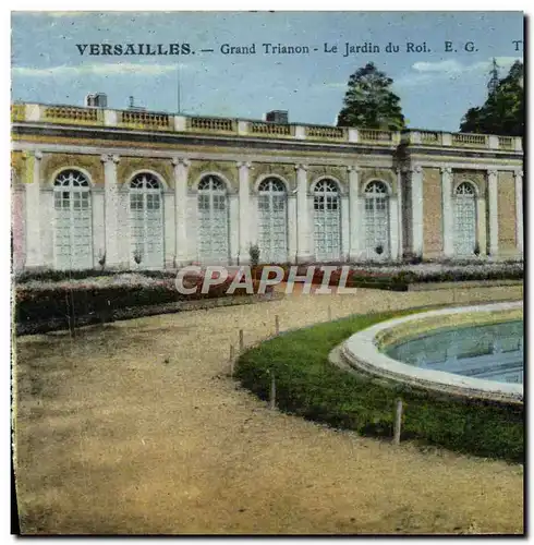 Cartes postales Versailles Grand Trianon Le Jardin Du Roi