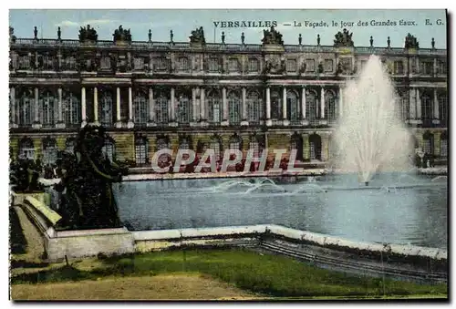 Ansichtskarte AK Versailles La Facade Le Jour Des Grandes Eaux