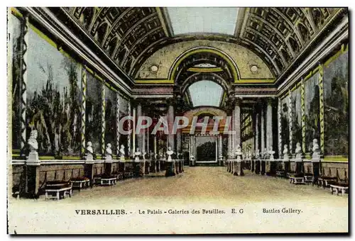 Ansichtskarte AK Versailles Le Palais Galeries Des Batailles