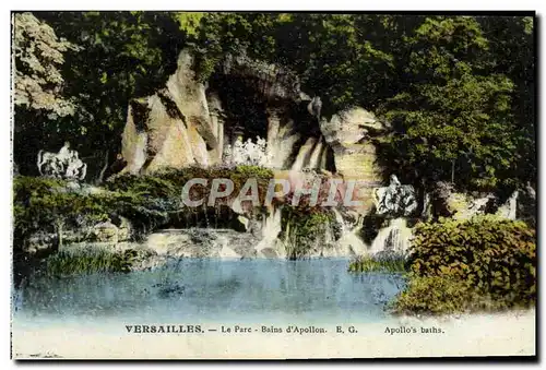 Cartes postales Versailles Le Parc Bains d&#39Apollon