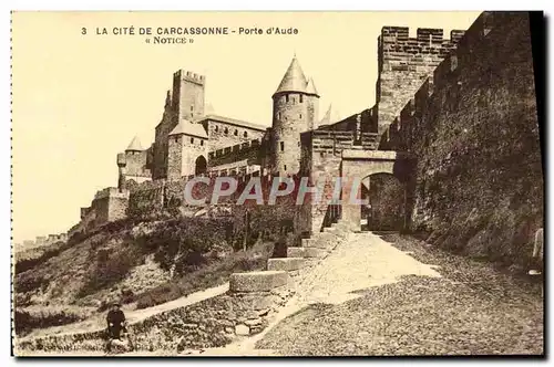 Cartes postales La Cite De Carcassonne Porte D'Aude
