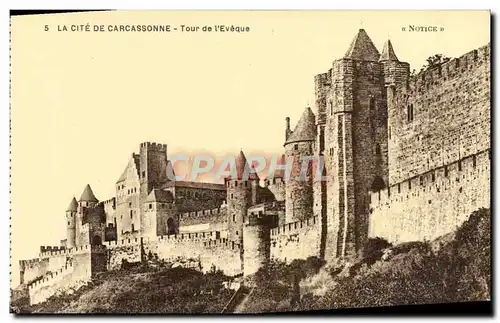 Cartes postales La Cite De Carcassonne Tour De l&#39Eveque