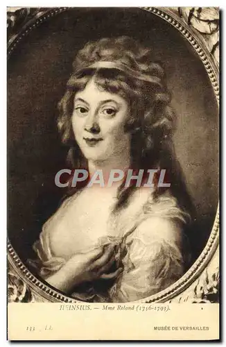 Cartes postales Heinsius Mme Roland Musee De Versailles