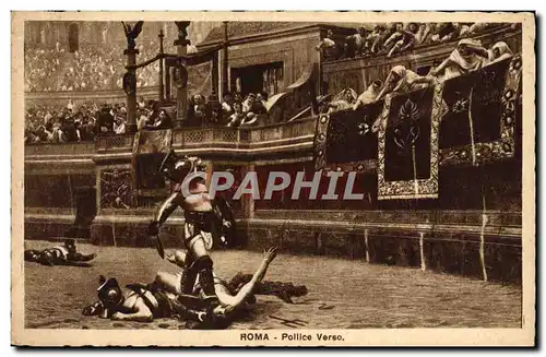 Cartes postales Roma Pollice Verso Gladiateur