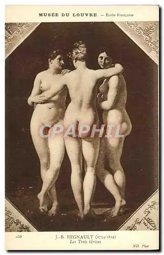 Ansichtskarte AK Musee Du Louvre Ecole Francaise Regnault Les Trois Graces