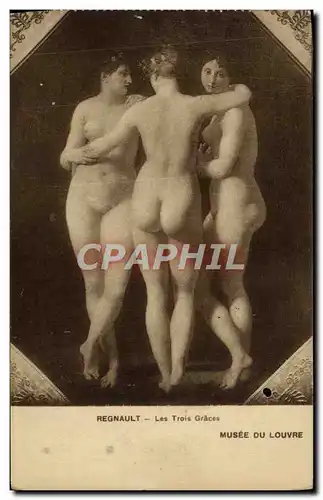 Cartes postales Regnault Les Trois Graces Musee Du Louvre