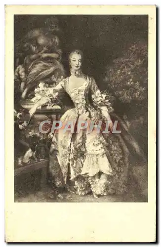 Cartes postales Portrait De Madame De Pompadour Par Boucher Collection Wallace