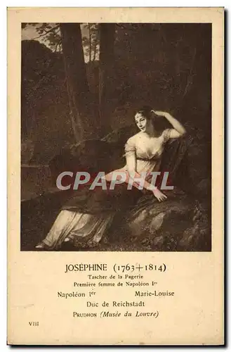 Ansichtskarte AK Josephine Tascher De La Pagerie Premiere femme de Napoleon 1er