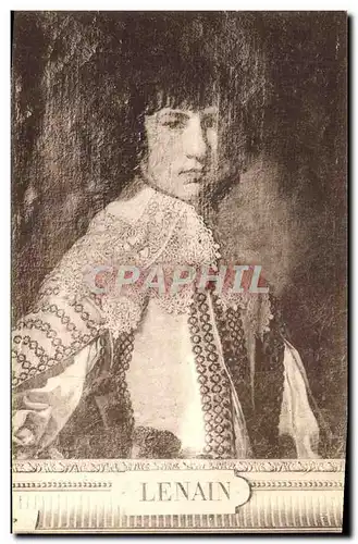 Cartes postales Lenain Portrait Presume d&#39un membre de la famille Perussis Musee Calvet Avignon