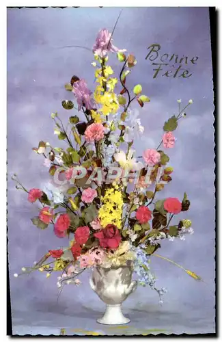 Cartes postales moderne Fleurs Bonne Fete