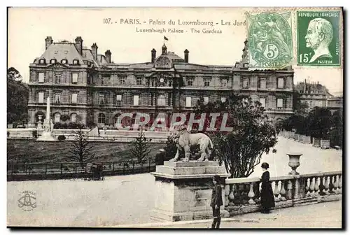 Ansichtskarte AK Paris Palais Du Luxembourg Les Jardins Lio