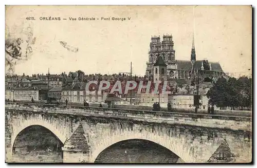 Ansichtskarte AK Orleans Vue Generale Pont George V