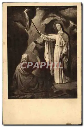 Cartes postales Mont Sainte Odile Sainte Odile Fait Jaillir Du Rocher La Source Miraculeuse