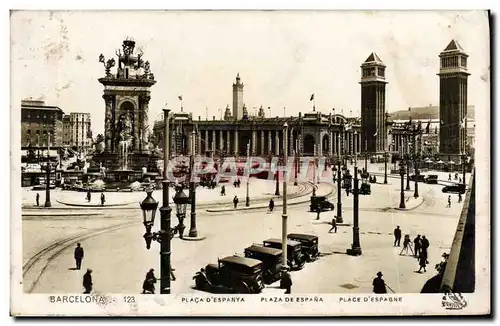 Ansichtskarte AK Barcelona Placa D&#39Espanya Plaza De Espana