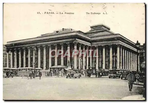 Cartes postales Paris La Bourse