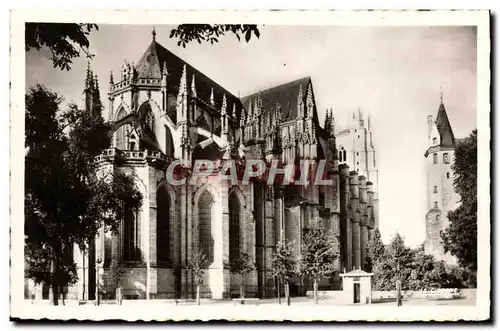 Moderne Karte Nantes Abside De La Cathedrale Et Porte St Pierre