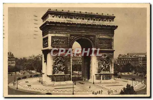 Ansichtskarte AK Paris En Flanant Arc De Triomphe De l&#39Etoile