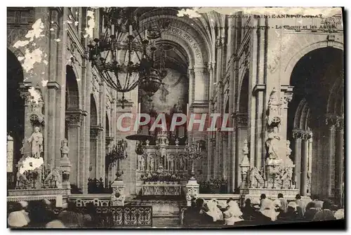 Ansichtskarte AK Saint Anne d&#39Auray Interieur de la basilique Le choeur et les autels