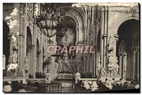 Cartes postales Saint Anne d&#39Auray Interieur de la basilique Le choeur et les autels