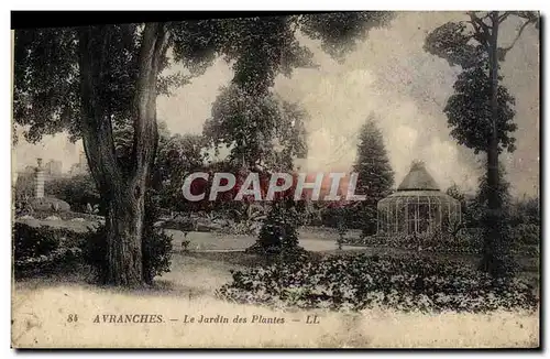 Ansichtskarte AK Avranches Le Jardin des Plantes