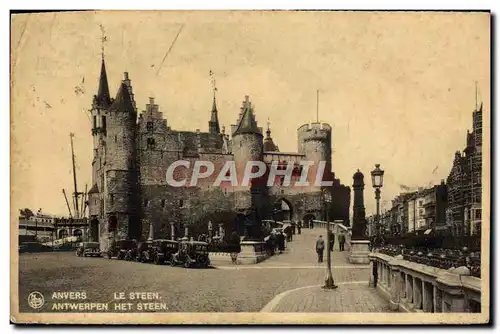 Cartes postales Anvers Le Steen