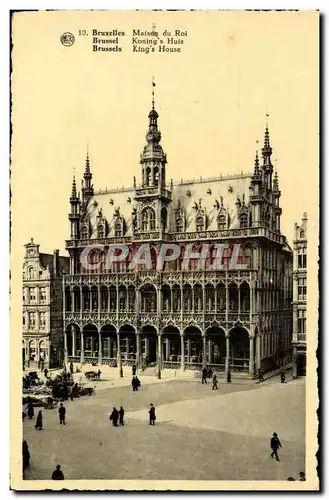 Cartes postales Bruxelles Maison Du Roi