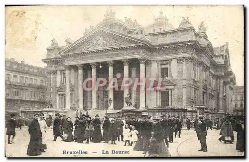 Cartes postales Bruxelles La Bourse