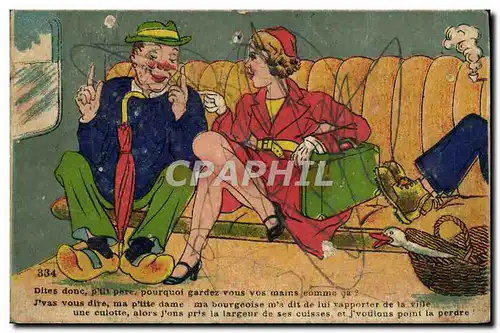 Cartes postales Dans le tRain