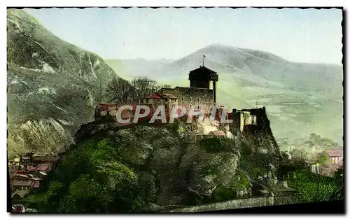 Cartes postales moderne Lourdes Vue Generale Le chateau fort