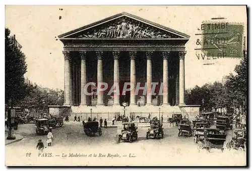 Cartes postales Paris La Madeiene et la Rue Royale