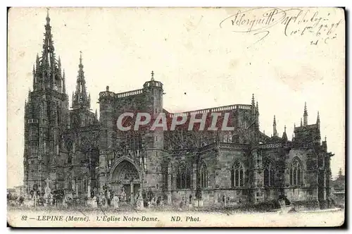 Cartes postales Lepine L&#39Eflise Notre Dame