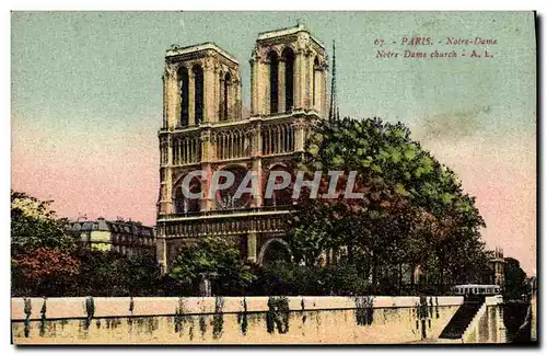 Cartes postales Paris Notre Dame