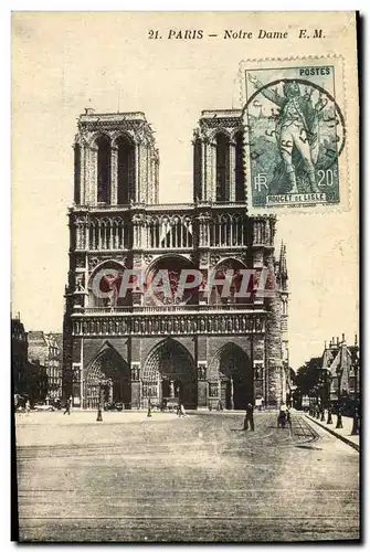 Cartes postales Paris Notre Dame