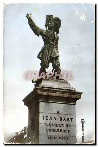 Cartes postales moderne Dunkerque Statue de Jean Bart