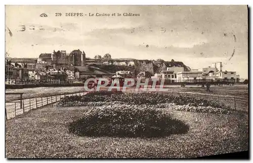 Cartes postales Dieppe Le Casino et le Chateau