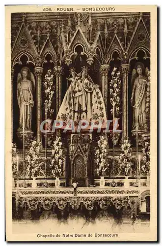 Cartes postales Chapelle de Notre Dame De Bonsecours Rouen