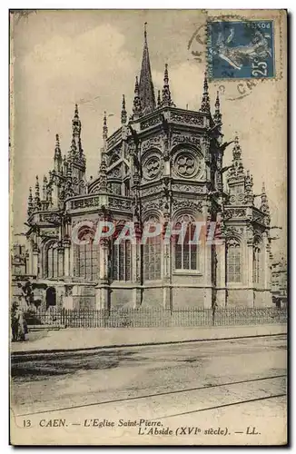 Cartes postales Caen L&#39Eglise Saint Pierre L&#39abside