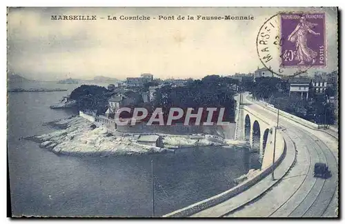 Ansichtskarte AK Marseille La Corniche Pont bde la Fausse Monnaie