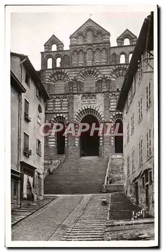 Ansichtskarte AK Le Puy Basillique de Notre Dame du Puy La facade