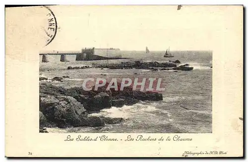 Cartes postales Les Sables d'Olonne Les Rochers de la Chaume