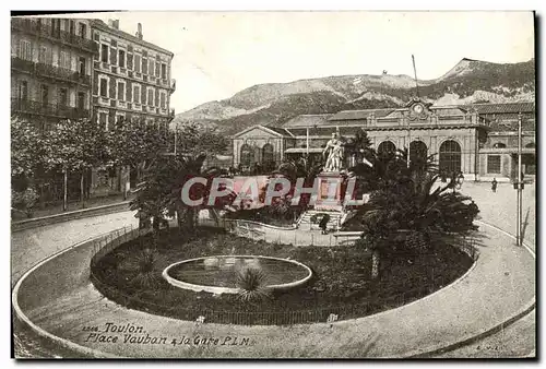 Cartes postales Toulon Place Vauban La Gare