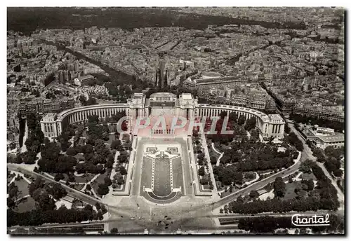 Cartes postales moderne Paris Vue Panoramique Vers le Palais de Chaillot